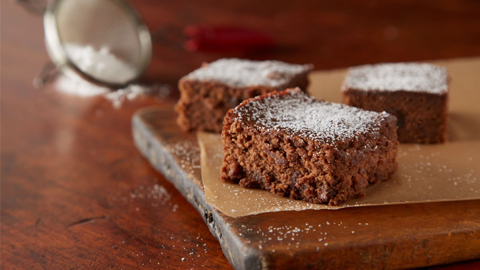 Syrup brownies